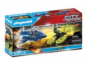 Playmobil 70780 Policejní tryskáč: Pronásledování dronu