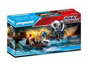 Playmobil 70782 Policejní Jetpack: Zatčení zloděje umění