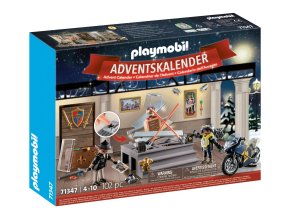Adventní kalendář Policie - Krádež v muzeu PLAYMOBIL 71347