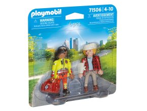 DuoPack Záchranářka s pacientem PLAYMOBIL 71506