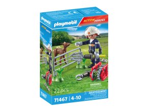 Hasiči při záchraně zvířat PLAYMOBIL 71467