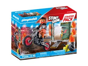 Starter Pack Kaskadér a ohnivá zeď PLAYMOBIL 71256