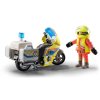 Záchranný motocykl s blikajícím světlem Playmobil 71205