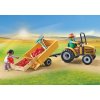 Traktor s přívěsem a nádrží na vodu PLAYMOBIL 71442