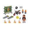Starter Pack Kaskadér a ohnivá zeď PLAYMOBIL 71256