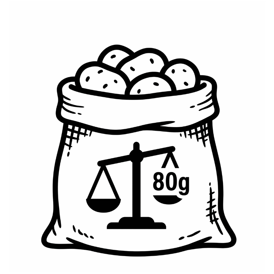 Garantovaná porce 80 g