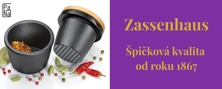 Litinový hmoždíř Ø 8 cm/9 cm litina Zassenhaus