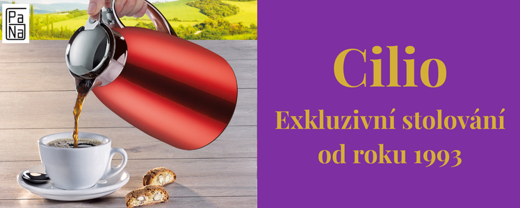 Venezia Termoska džbán 1 l červená Cilio