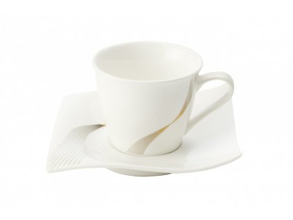 Porcelánový šálek s podšálkem 110 ml - Frequency - Maxwell&Williams
