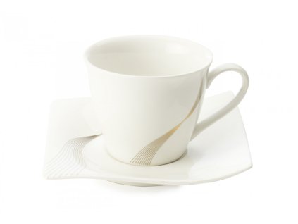 Porcelánový šálek s podšálkem 230 ml - Frequency - Maxwell&Williams