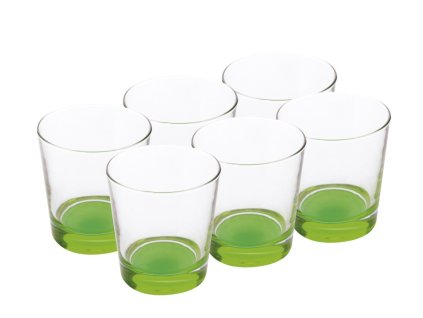 Sklenice zelené 340 ml sada 6 kusů - Maxwell Williams