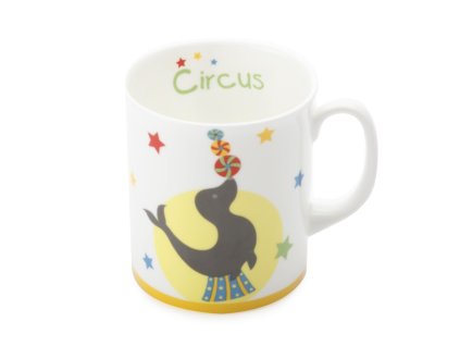 Porcelánový hrnek pro děti tuleň Childrens Circus - Maxwell Williams
