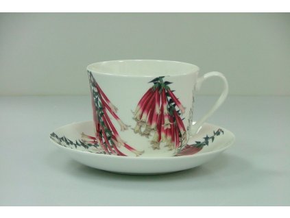 Porcelánový šálek s podšálkem Fuchsia 480 ml - Maxwell&Williams