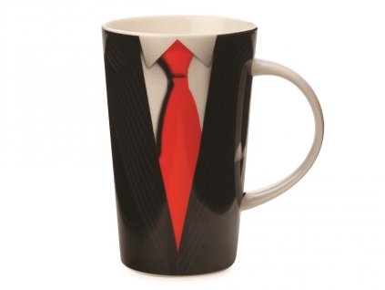 Porcelánový hrnek Black The Gengleman Conical Mug 420 ml - Maxwell&Williams