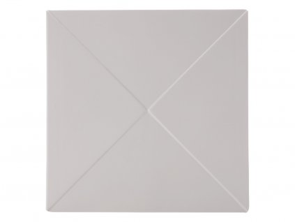Porcelánový čtvercový talíř Metrix - trojúhelník 30,5 x 30,5 cm - Maxwell&Williams