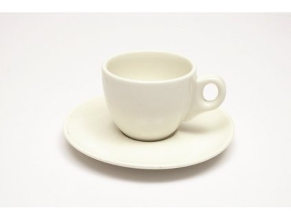 Šálek na espresso 80 ml s podšálkem bílý - WHITE BASICS - Maxwell&Williams
