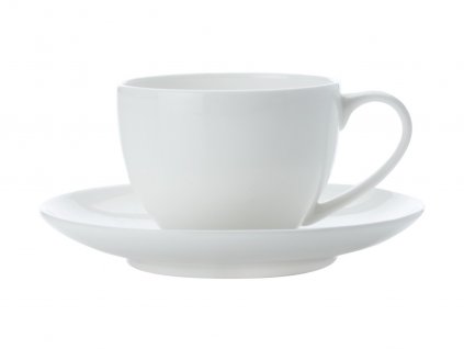 Porcelánový šálek s podšálkem  na Espresso 100 ml Demi - Cashmere - Maxwell&Williams