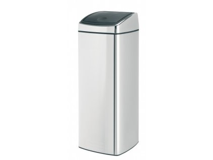 Koš Touch Bin® - 25 L - čtvercový , Lesklá ocel