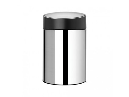 397127 Odpadkový koš SLide bin 5 l od Brabantia lesklá ocel černé víko