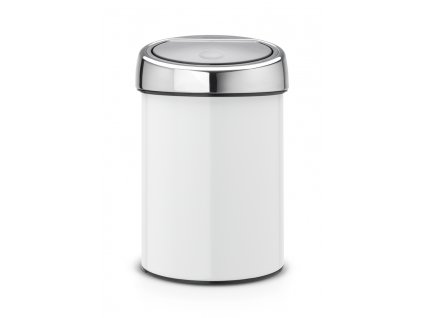 Koš Touch Bin® - 3 L , Bílá/ Lesk víko