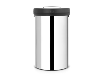Koš Touch Bin 60 L Lesklá ocel / Černé víko