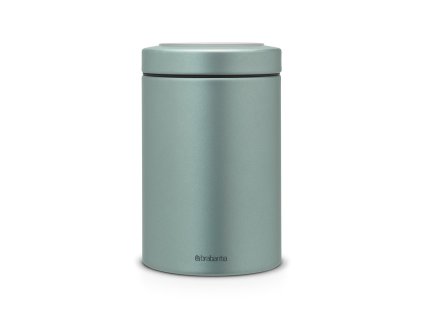 Dóza průhledné víko 1,4 L Metalická mátová