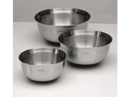 Sada mís 1L, 1,6L a 3 L Matná ocel