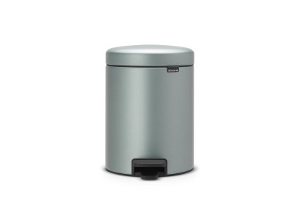 Pedálový koš newIcon - 5 L, Metalická mátová