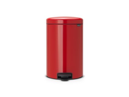 Pedálový koš newIcon - 20 L, Zářivě červená