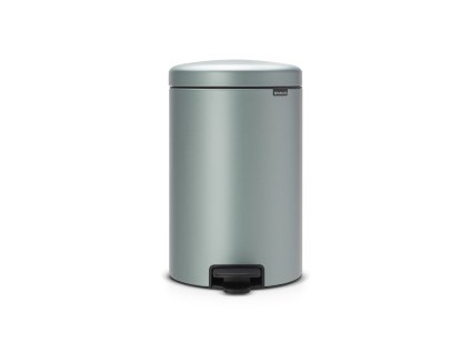 Pedálový koš newIcon - 20 L, Metalická mátová
