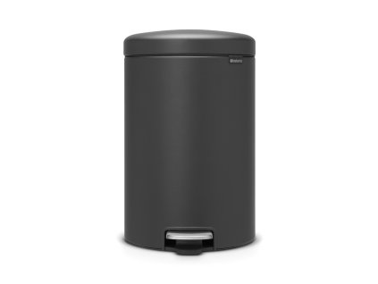 Pedálový koš newIcon - 20 L, Minerální šedá