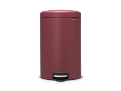 Pedálový koš newIcon - 20 L, Minerální červená