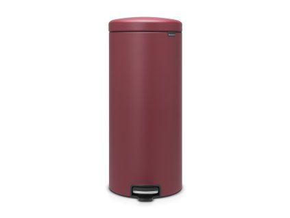 Pedálový koš newIcon - 30 L, Minerální červená