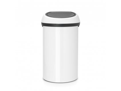 Koš Touch Bin 60 L Bílá, bílé víko