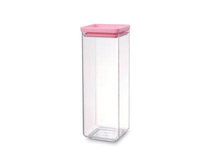 Dóza Square 2,5 L Růžové víko
