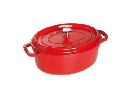Hrnec oválný višňová 29 cm, 4,2 l
