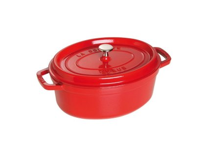 Hrnec oválný višňová 27 cm, 3,2 l