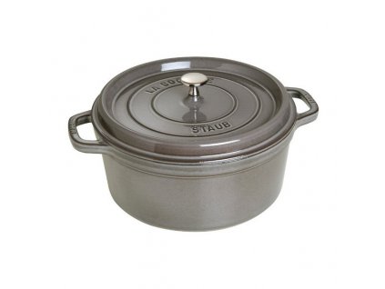 Hrnec kulatý grafitově šedý La Cocotte 28 cm, 5,85 l