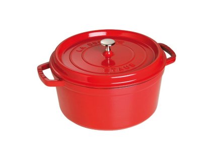 Hrnec kulatý višňový La Cocotte 28 cm, 5,85 l
