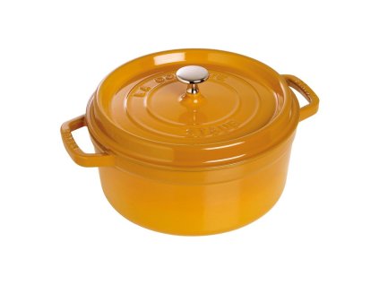 Hrnec kulatý hořčicový La Cocotte 22 cm, 2,6 l