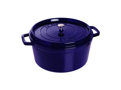 Hrnec kulatý tmavě modrá La Cocotte 30 cm, 8,35 l