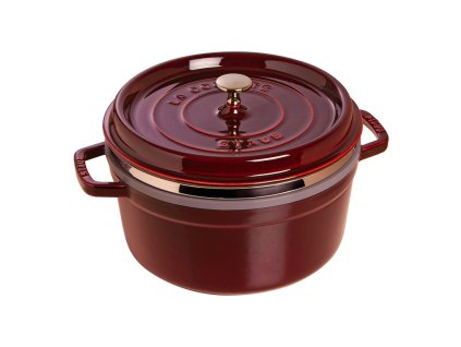 Hrnec kulatý s napařovací vložkou grenadina La Cocotte 26 cm, 5,0 l