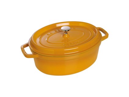 Hrnec oválný hořčicová 27 cm, 3,2 l