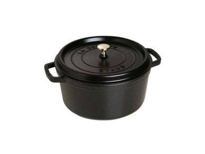 Hrnec kulatý černý La Cocotte 22 cm, 2,6 l