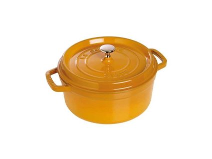 Hrnec kulatý hořčicový La Cocotte 26 cm, 5 l