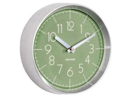 Designové nástěnné hodiny 5637GR 22cm