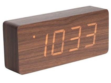 Designový LED budík - hodiny 5654DW 21cm