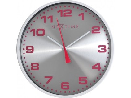 Nástěnné hodiny 35 cm DASH WHITE