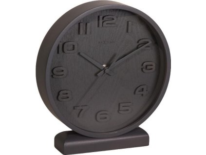 Designové stolní hodiny 5192gs Wood Wood Small 22cm