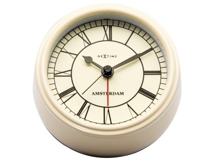 Designové stolní hodiny 5199cr Small Amsterdam 11cm